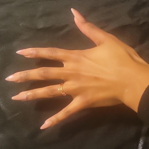 Chevron Ring Gold - Picture 2 of 4